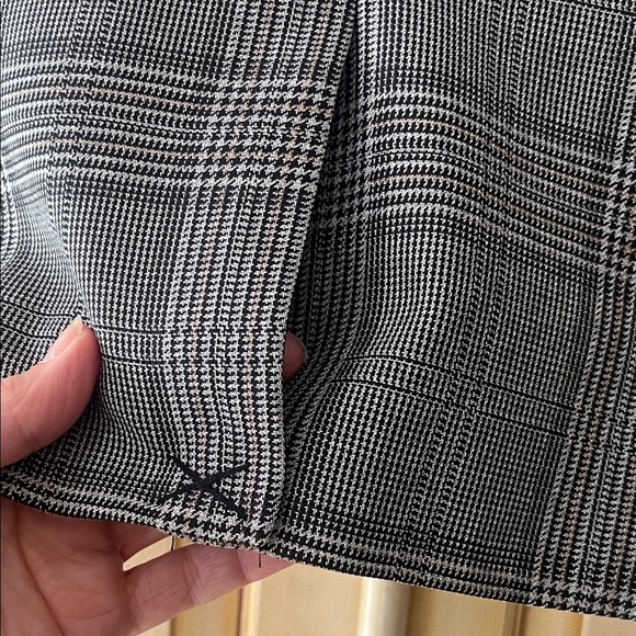H&M Gray Plaid Blazer-fully lined-NWT - Picture 6 of 6